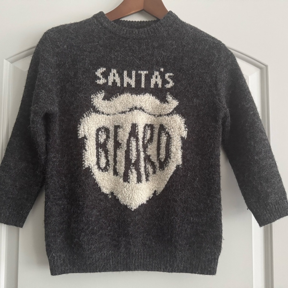 Zara Boys collection Christmas Santa sweater, size 8